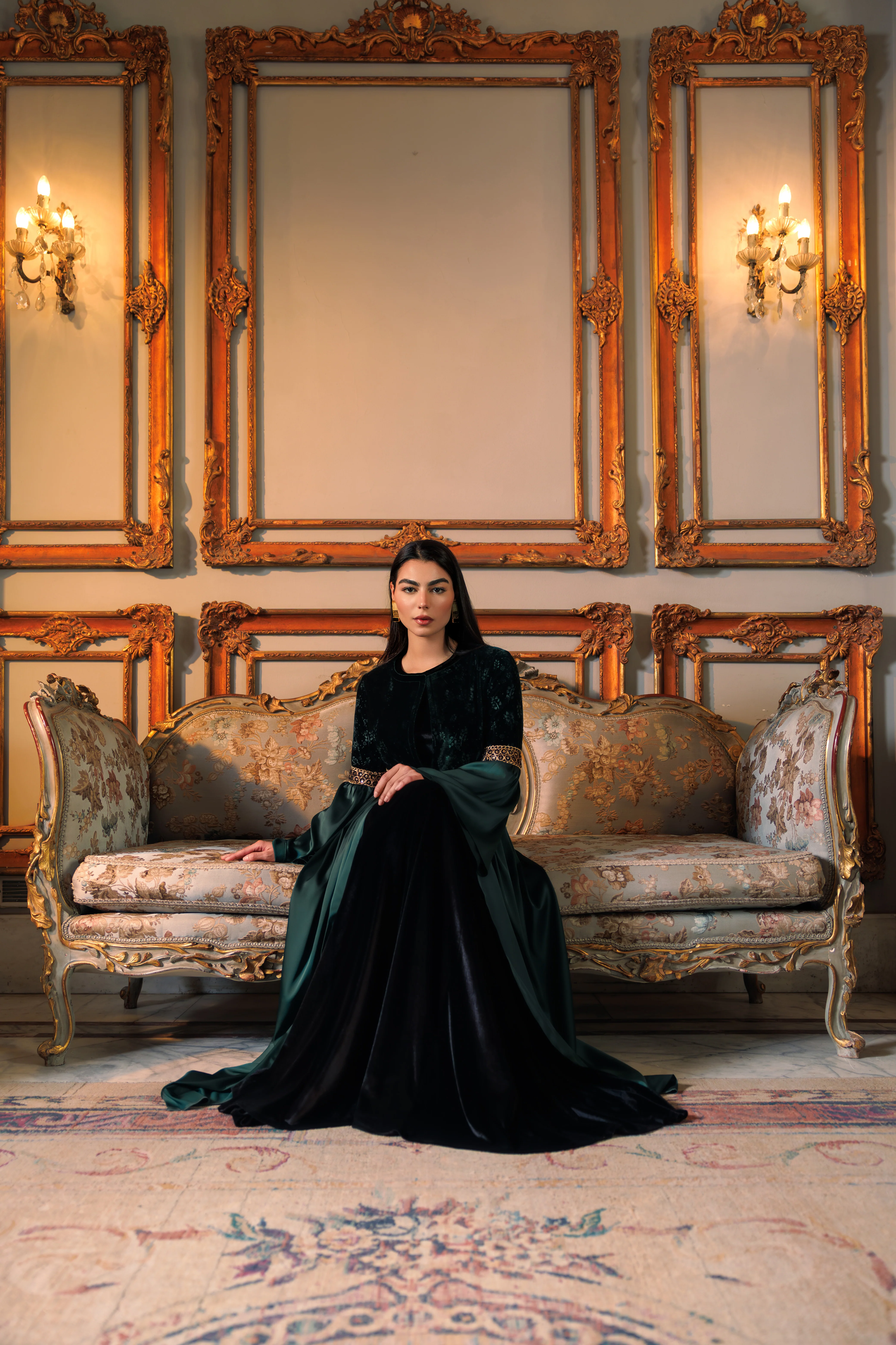 Adyra Kaftan | Dark Green - Image 9