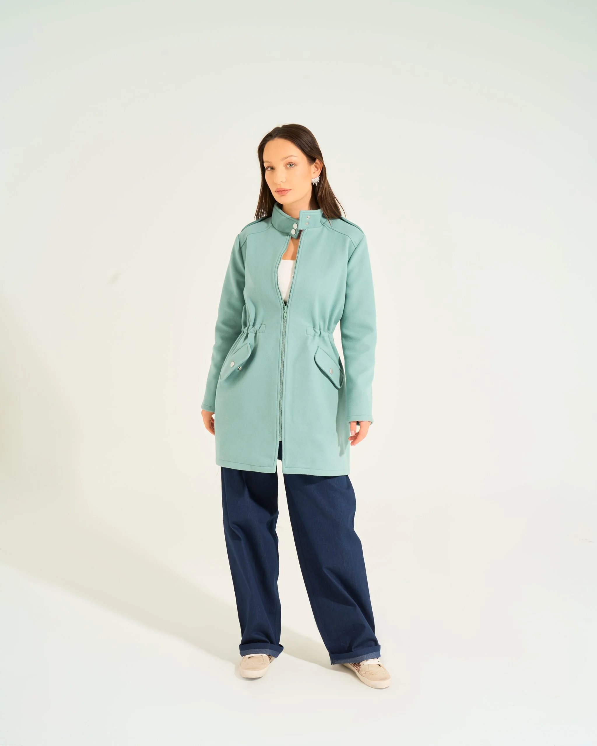 Bella Military Jacket | Mint - Image 3