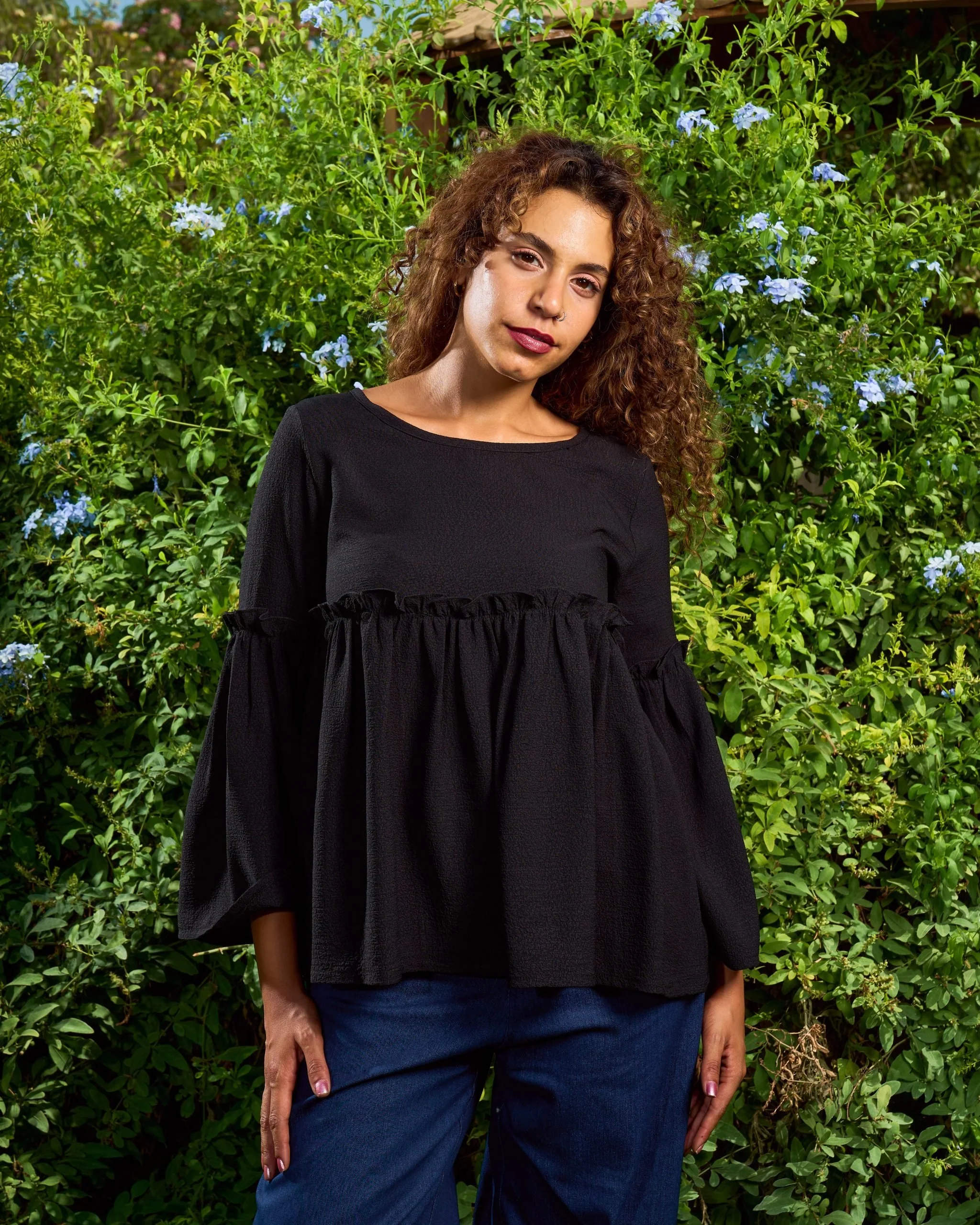 Dove Blouse | Black - Image 4
