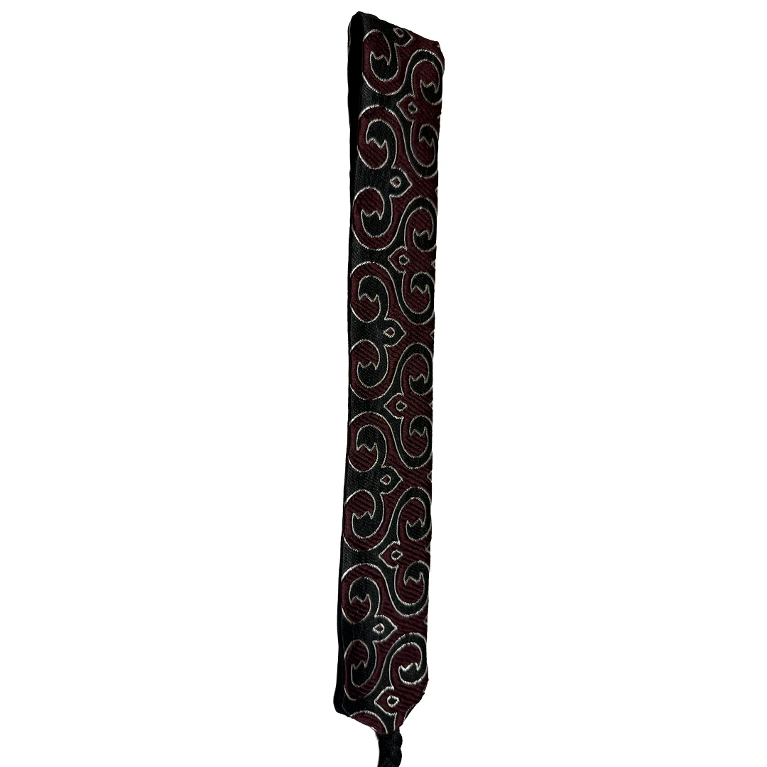 Swan Belt | Black & Burgundy - Image 3